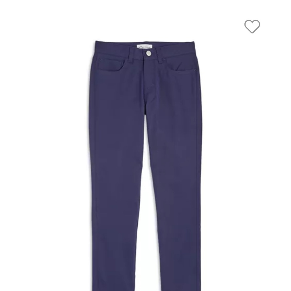 Peter Millar Boys' Youth Performance Twill Pants Navy